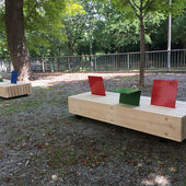 Gartenbank für den öffentlicher Raum